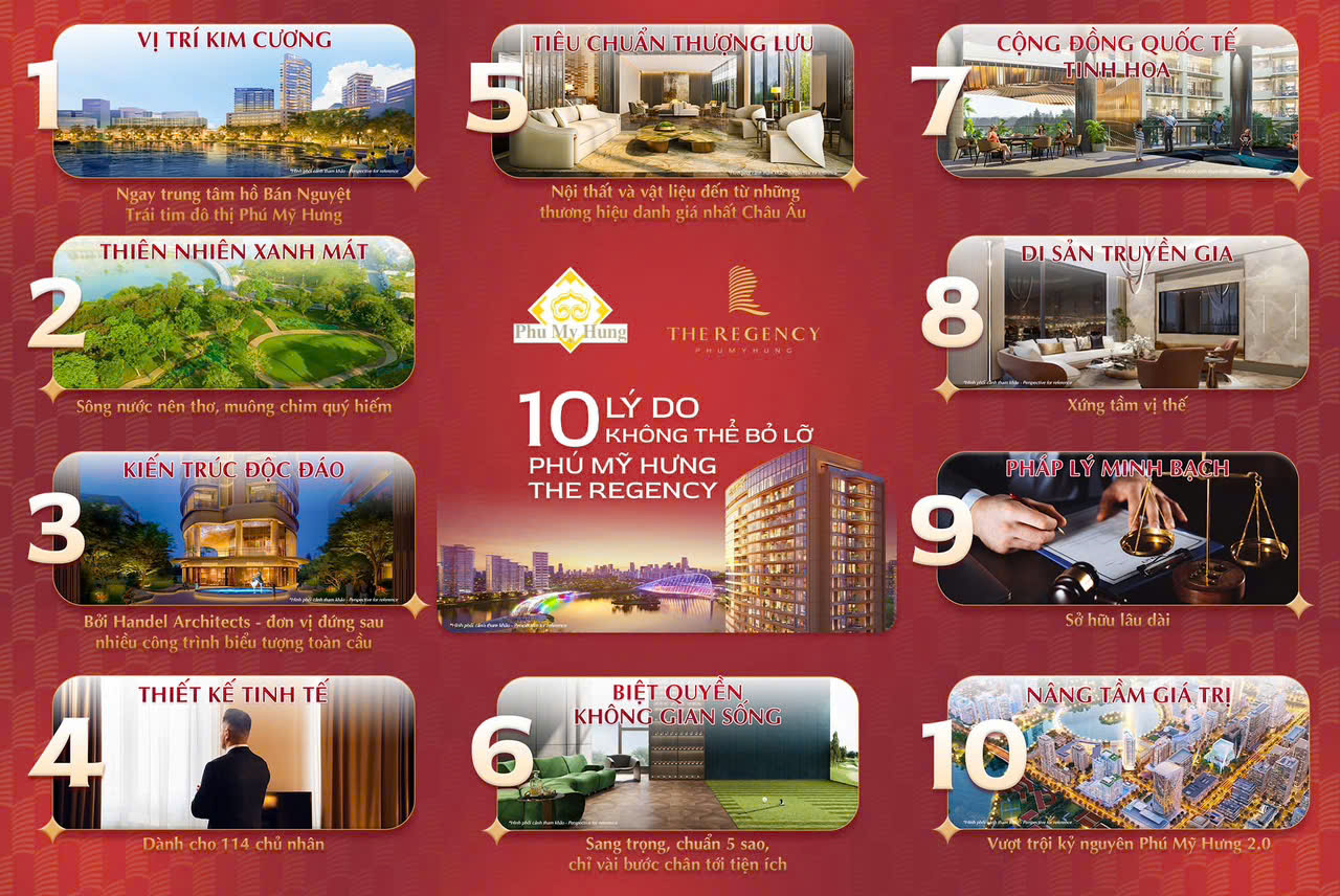 10 Lý do nên mua dự án The Regency