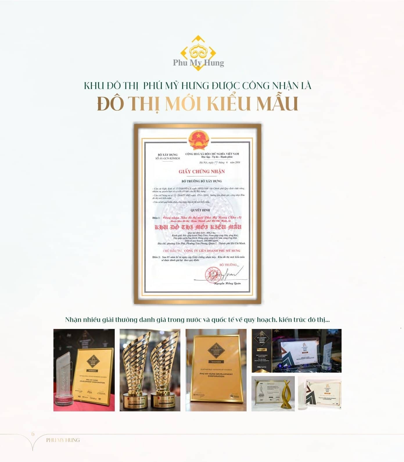 Chu dau tu Phu My Hung Harmonie