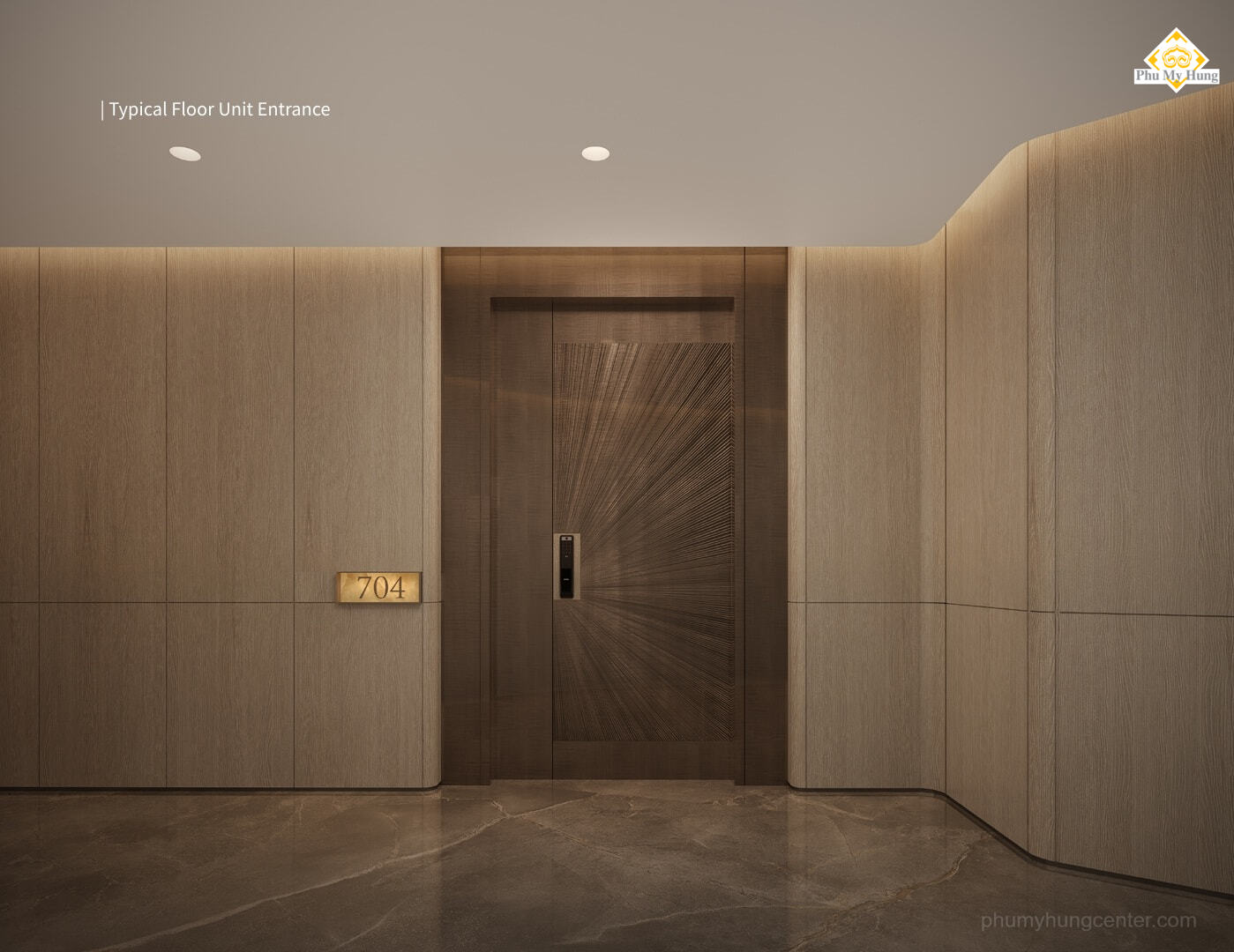 Hành lang và cửa chính The Regency