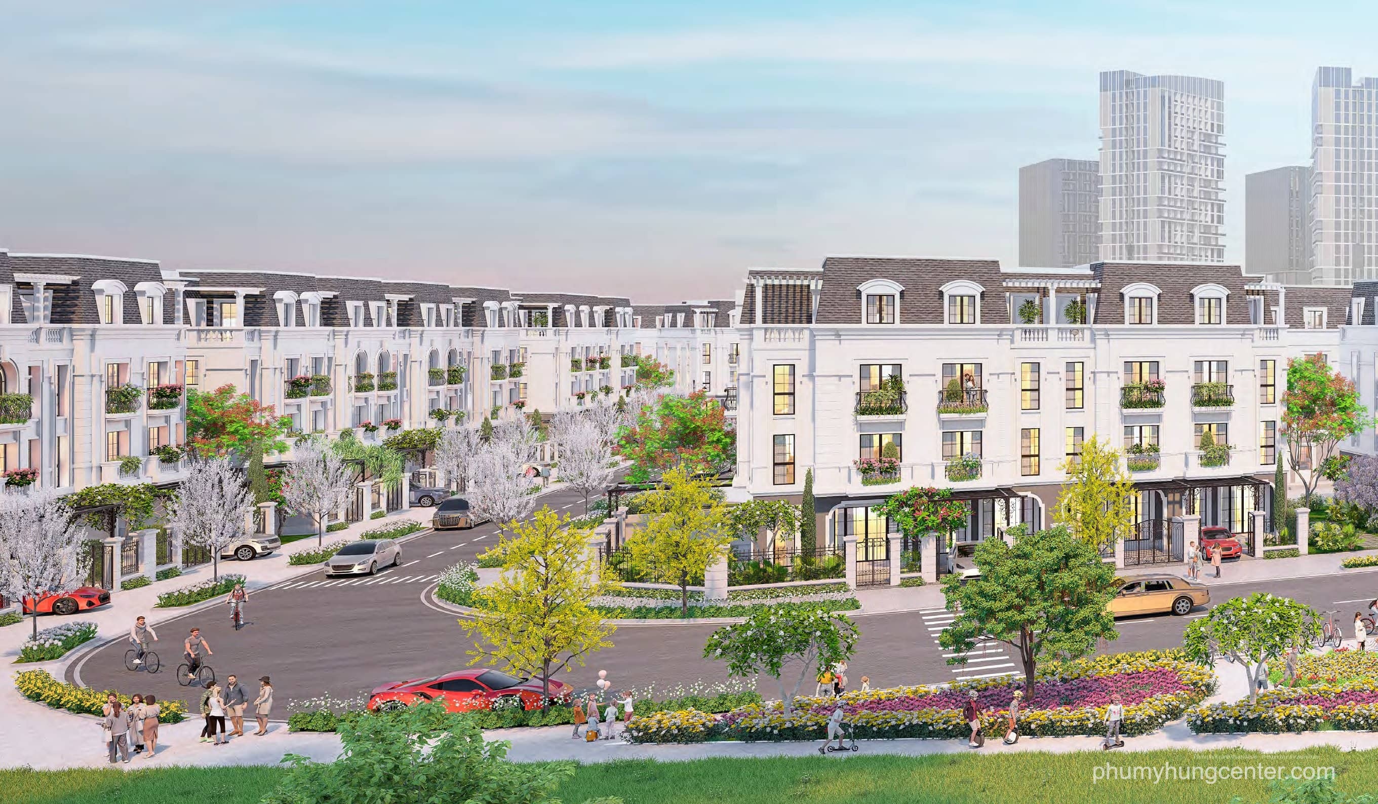 Tiện ích Hồng Hạc City: Không gian dạo bộ 