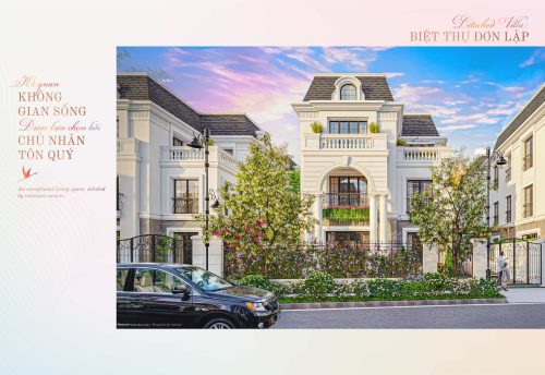 Mẫu nhà biệt thự đơn lập Hồng Hạc City