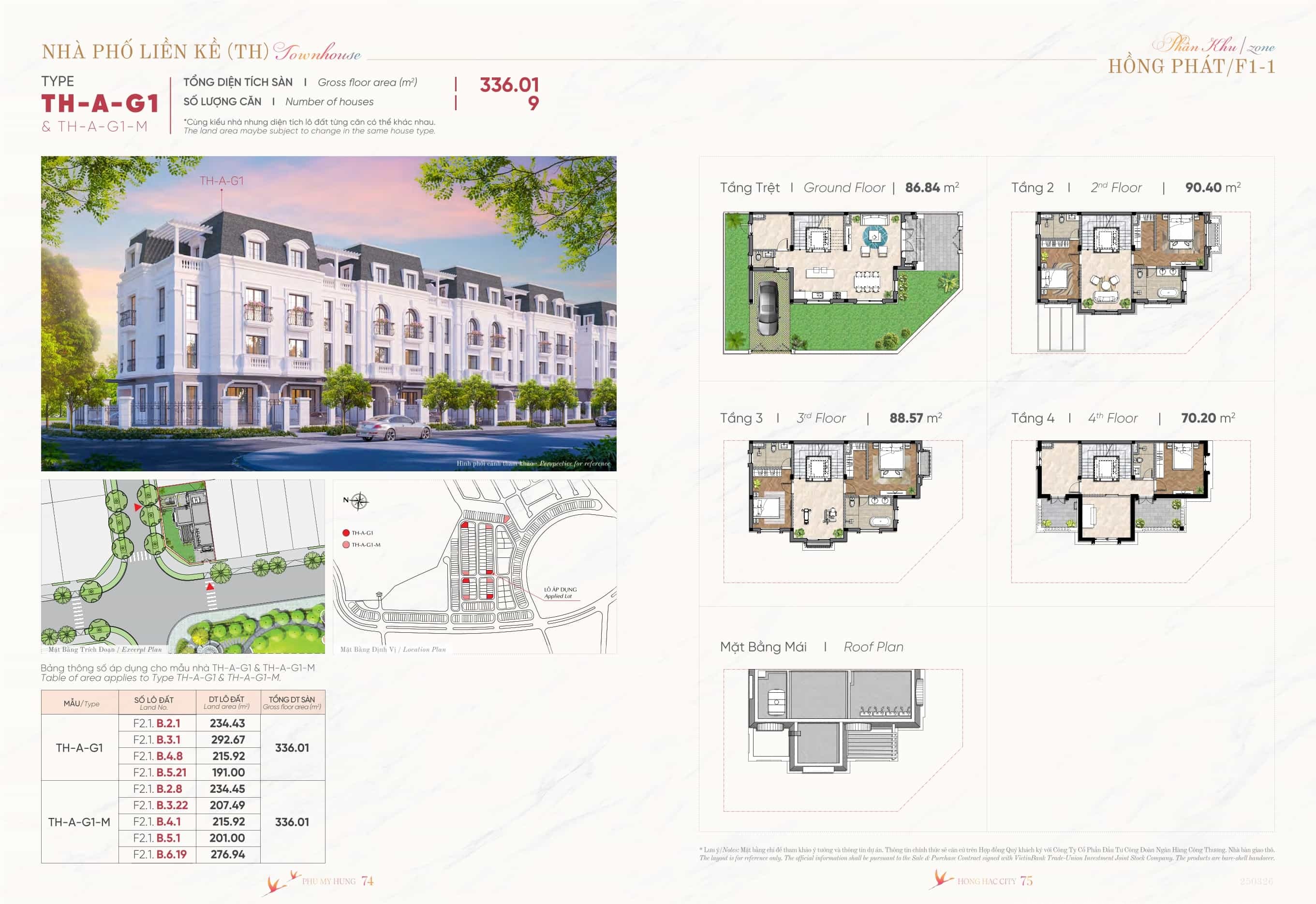 Nhà Phố TH-A-G1 Hồng Hạc City