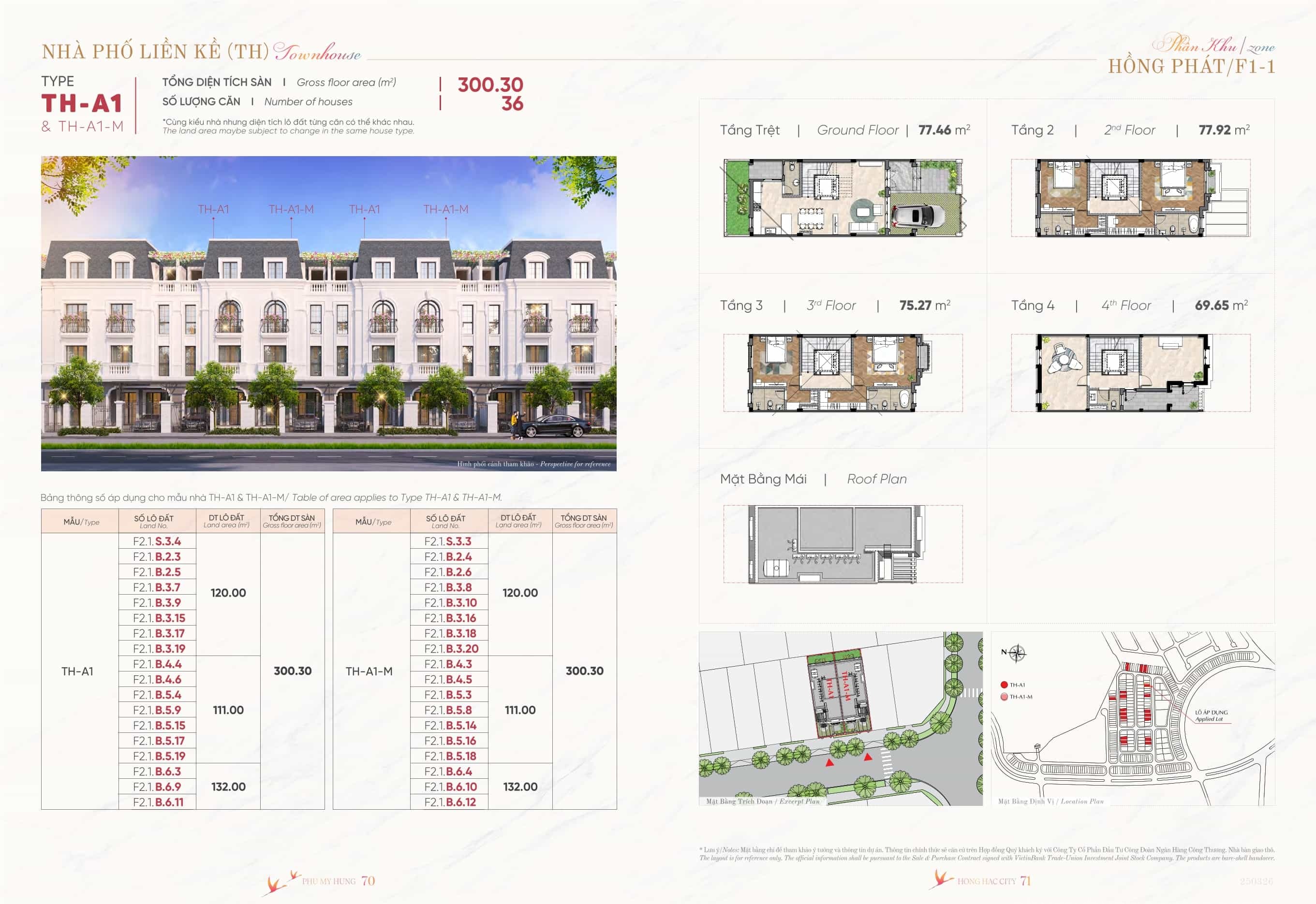 nhà phố TH-A1 Hồng Hạc City