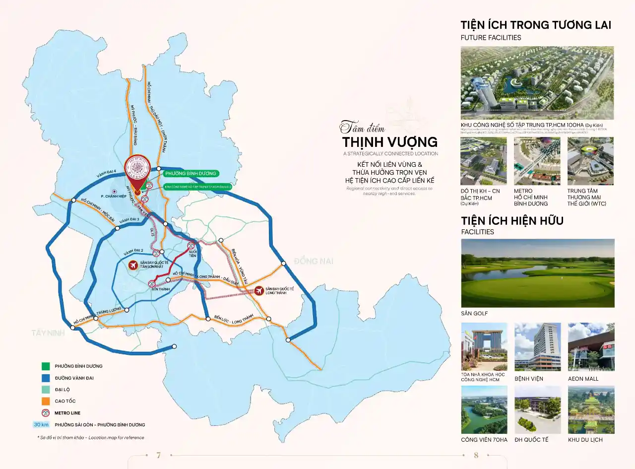 Vị trí căn hộ Harmonie Phú Mỹ Hưng Bình Dương