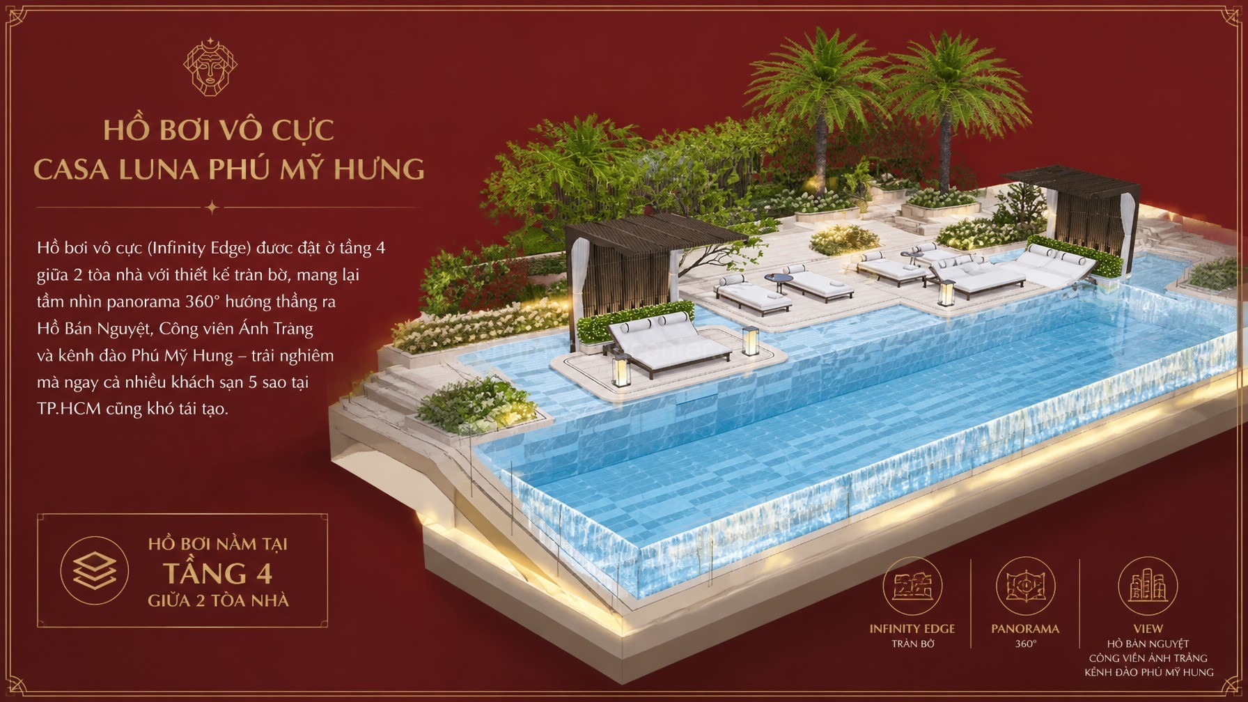 Hồ bơi Casa Luna Phú Mỹ Hưng
