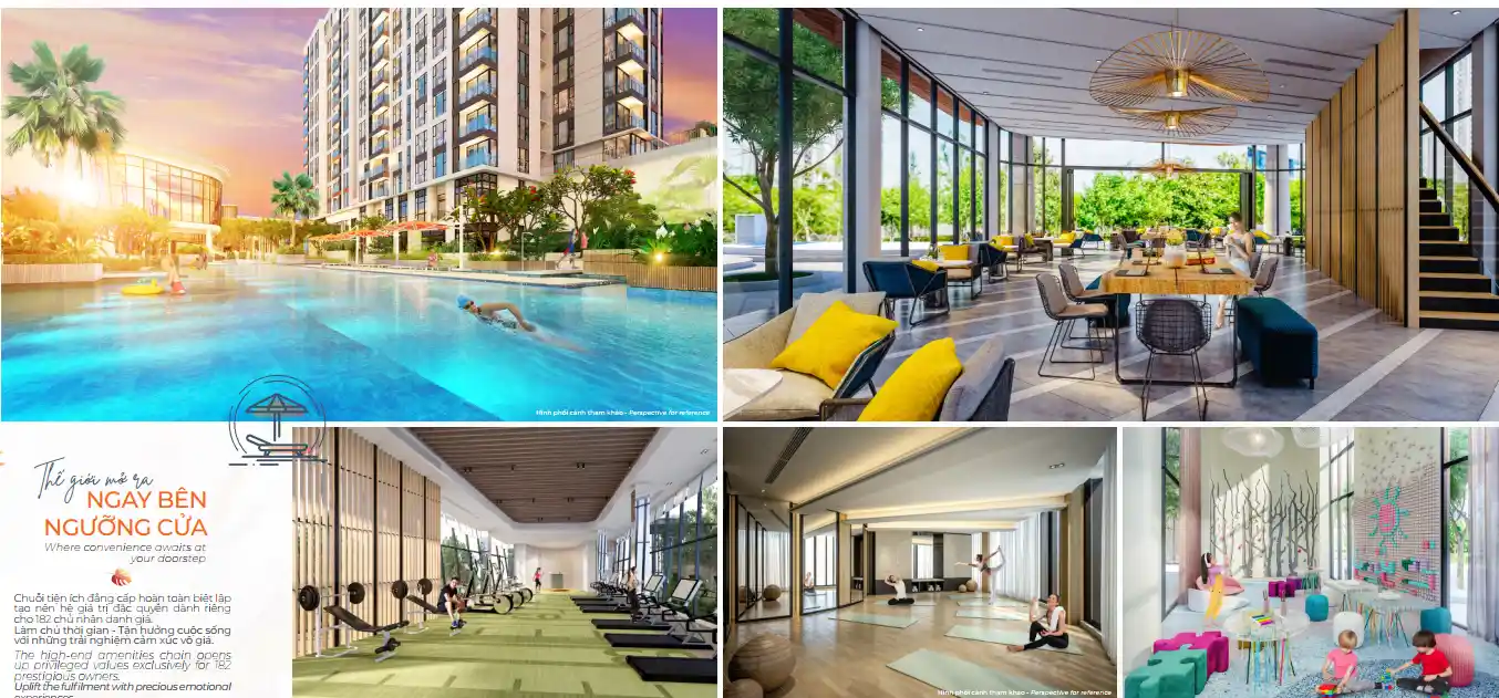 Tiện ích Căn hộ Cardinal Court Phú Mỹ Hưng - Phòng gym, Yoga, khu vui chơi trẻ em,...