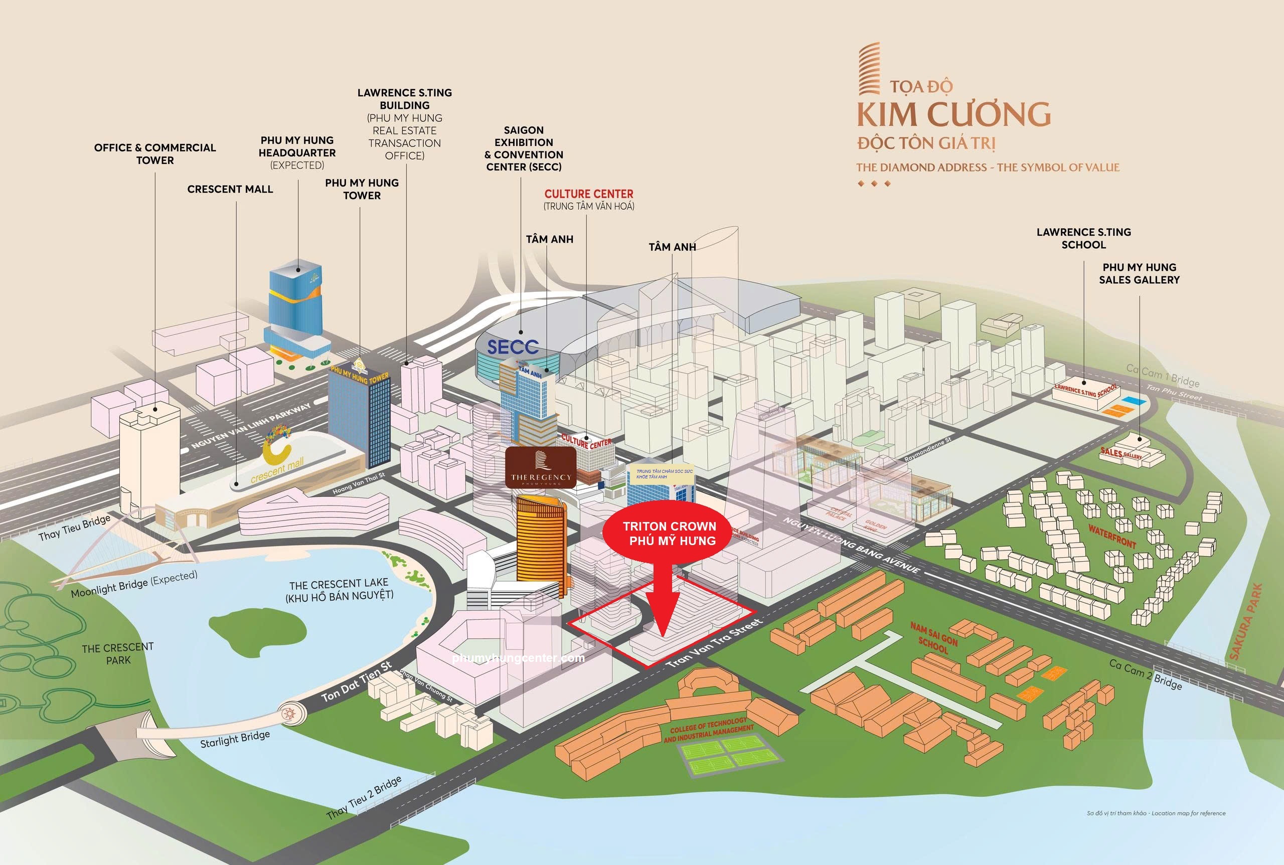 vi tri can ho triton crown phu my hung