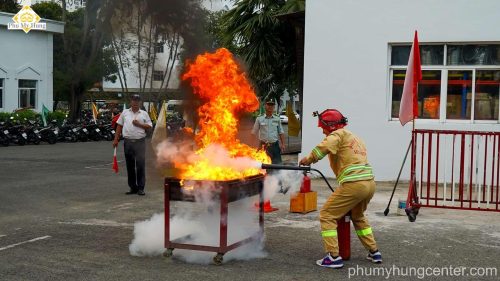 Đội PCCC tại Phú Mỹ Hưng chuyên nghiệp, xử lý tình huống tốt