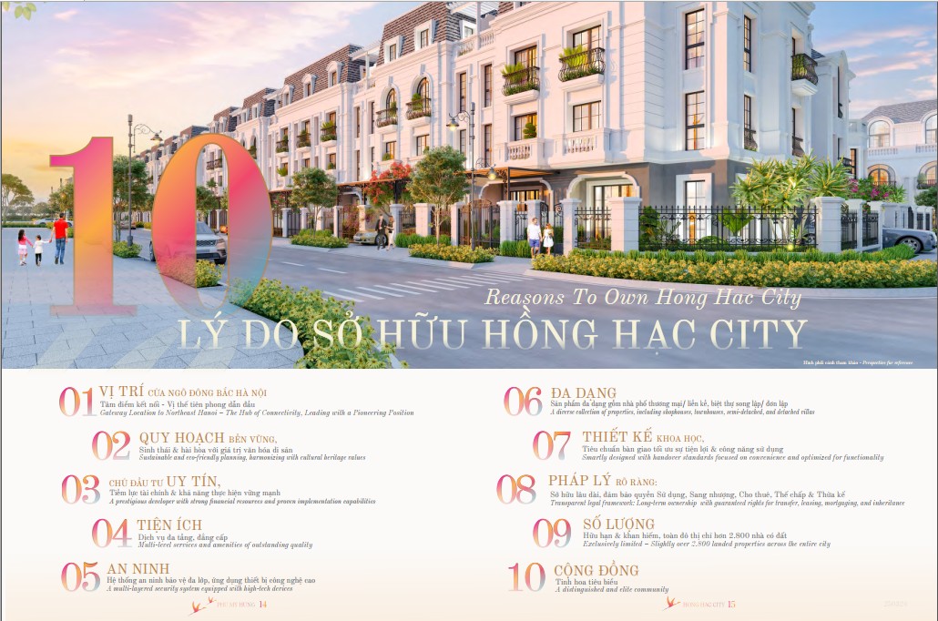 10 Lý do nên mua Hồng Hạc City