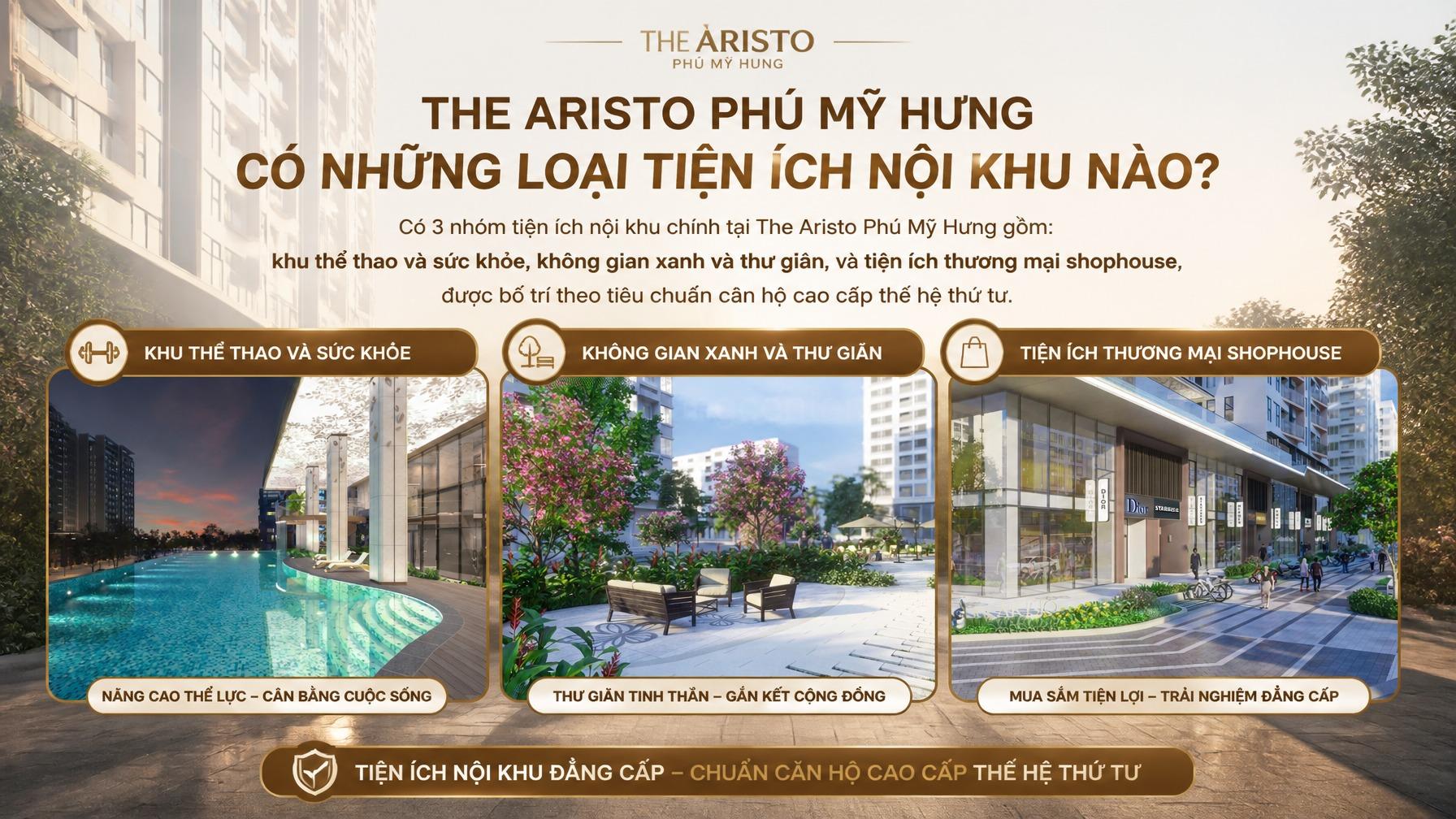 The Aristo Phú Mỹ Hưng Có Những Loại Tiện Ích Nội Khu Nào?