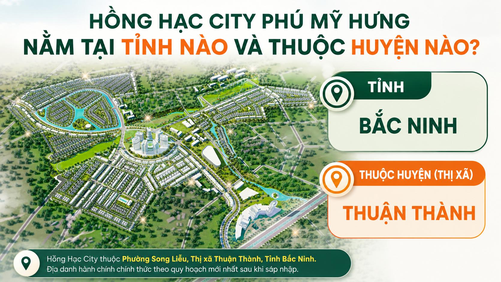 Hồng Hạc City Phú Mỹ Hưng nằm tại tỉnh nào và thuộc huyện nào