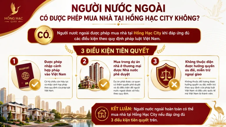 Người Nước Ngoài Có Được Phép Mua Nhà Tại Hồng Hạc City Không