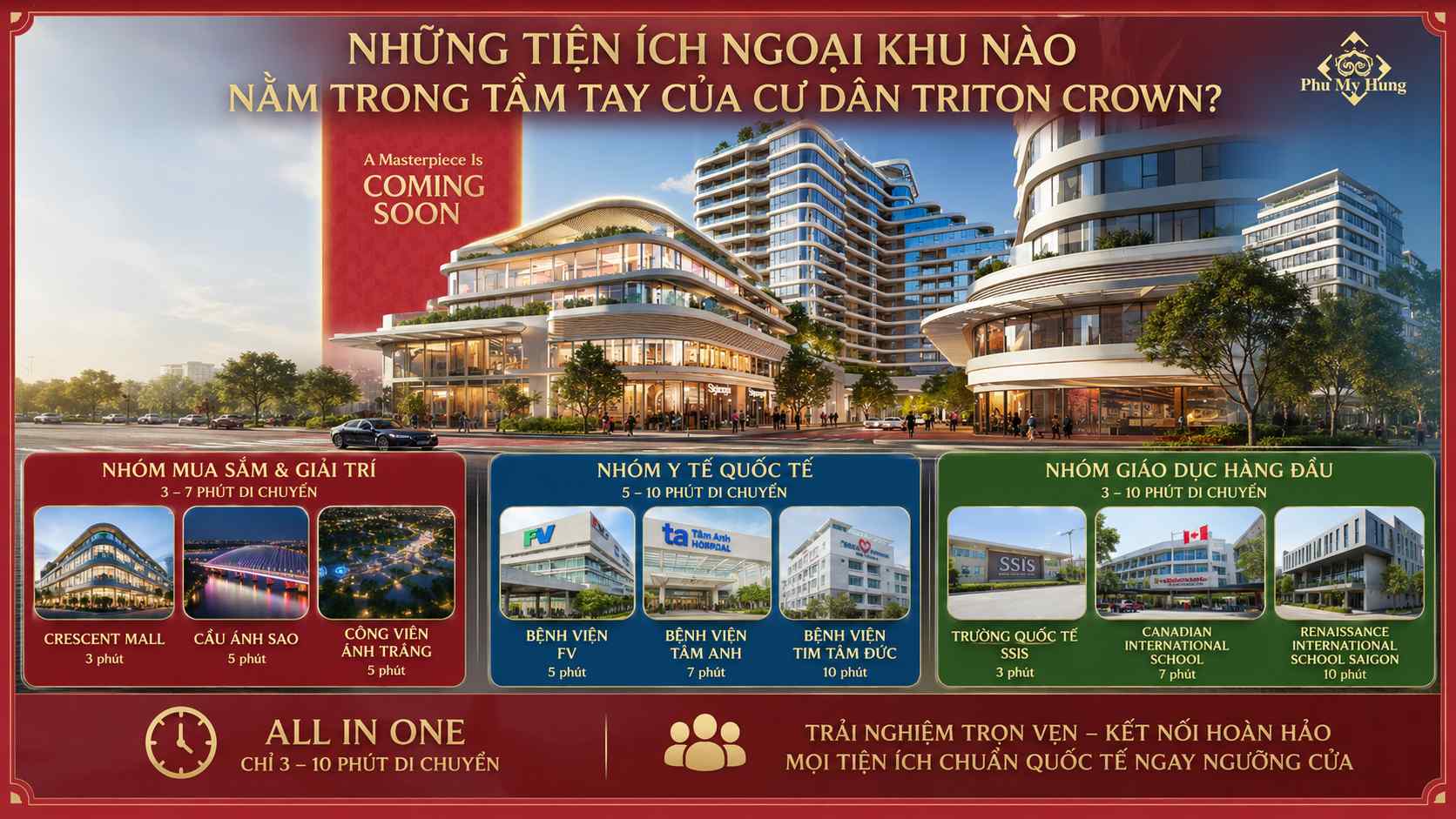 Những Tiện Ích Ngoại Khu Nào Nằm Trong Tầm Tay Của Cư Dân Triton Crown?