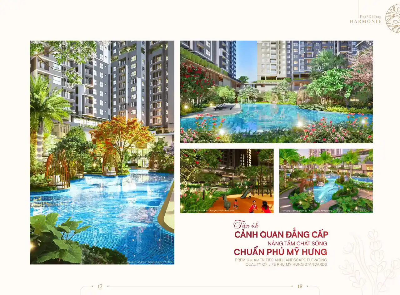 Tiện ích Harmonie Phú Mỹ Hưng chuẩn khu nghỉ dưỡng 5 sao