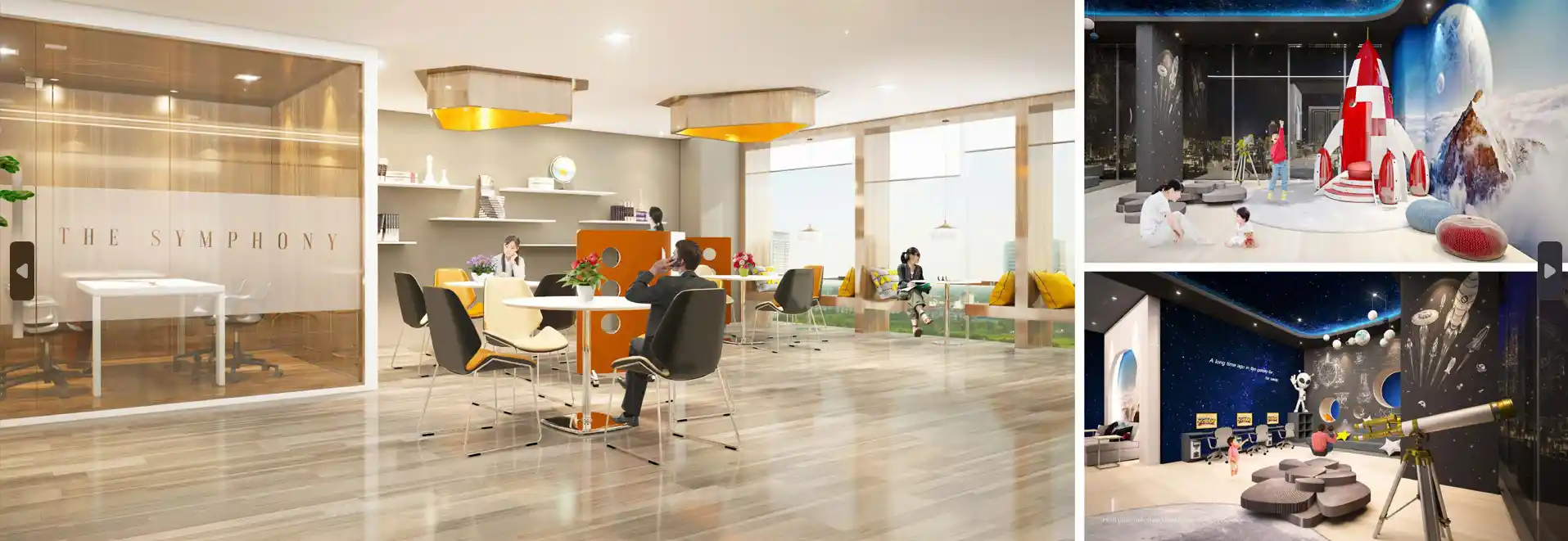 Tiện ích căn hộ Midtown M6 The Symphony - Phòng Cộng đồng, khu vui chơi trẻ em