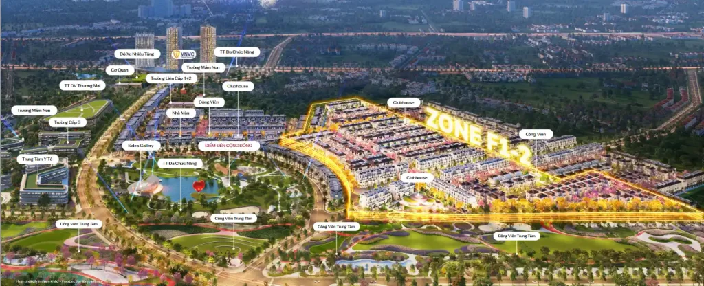 Tiện ích chính tại biệt thự Hồng Hạc City
