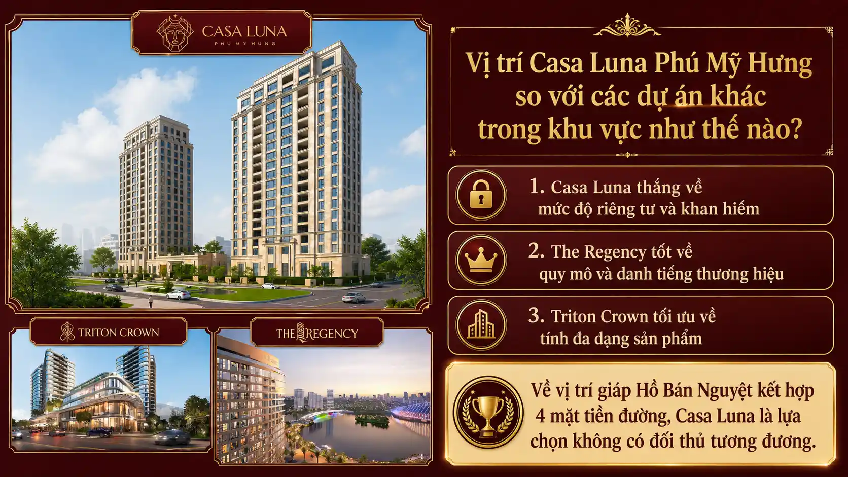 Vị trí Casa Luna Phú Mỹ Hưng so với các dự án khác trong khu vực như thế nào