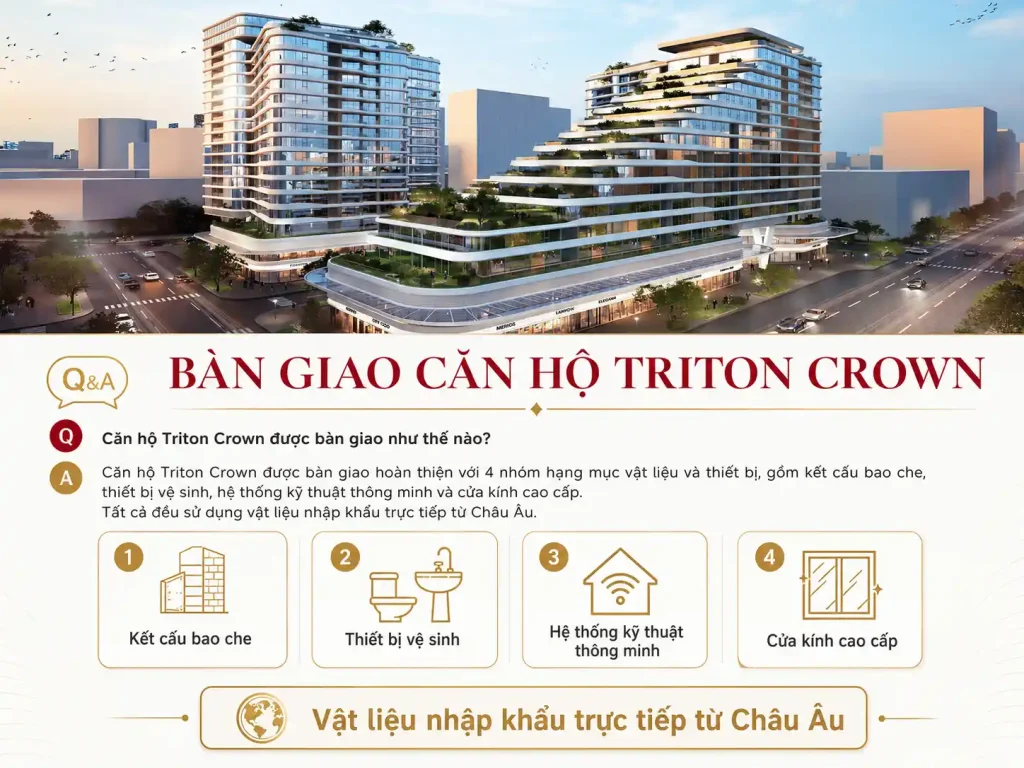 Bàn Giao Căn hộ Triton Crown