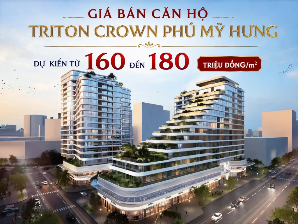Bảng giá căn hộ Triton Crown Phú Mỹ Hưng