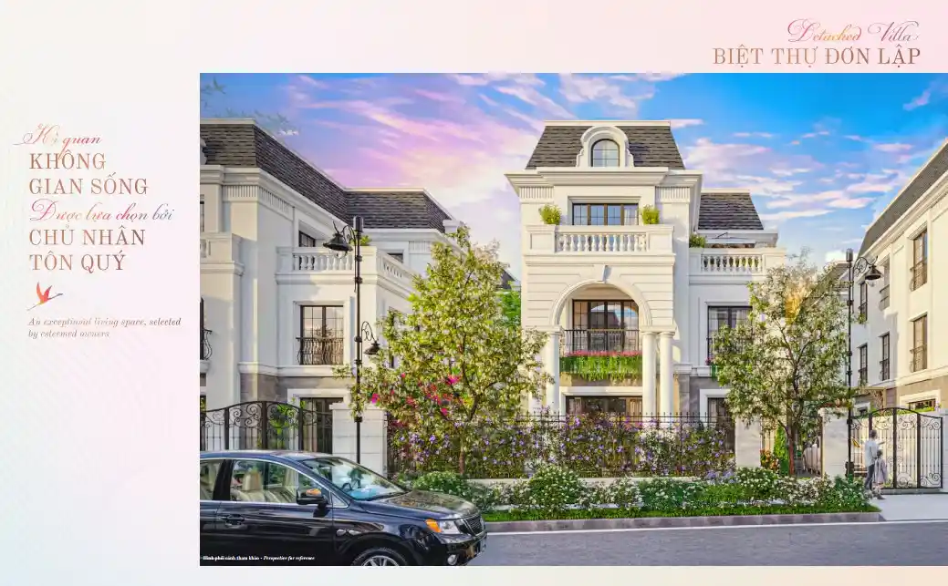 Biệt thự đơn lập dự án Hồng Hạc City Phú Mỹ Hưng (Zone F1-1)