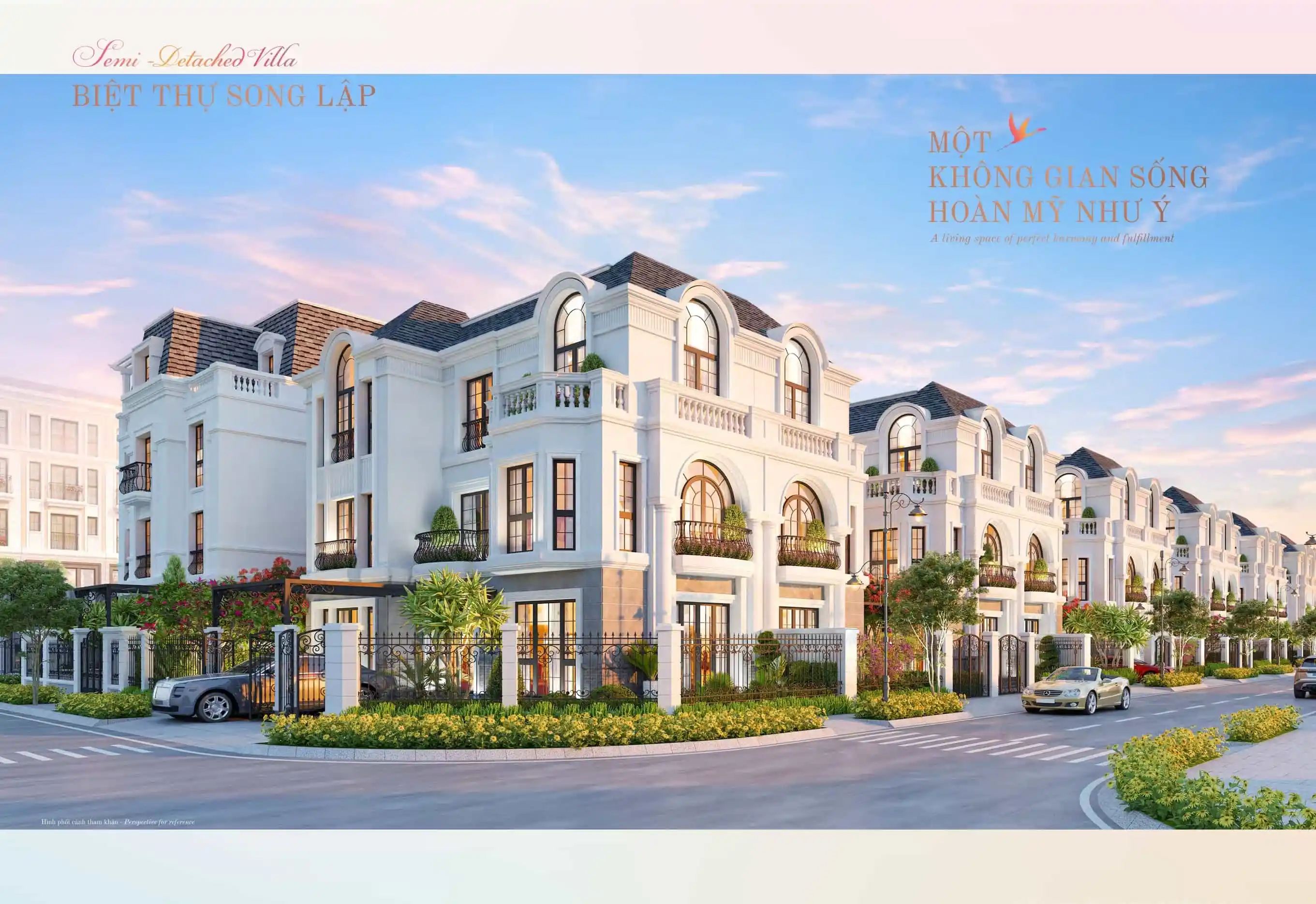 Giá Villa Hồng hạc City - Biệt thự song lập