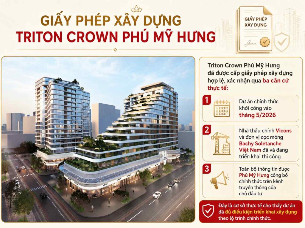 Giấy phép xây dựng Triton Crown Phú Mỹ Hưng