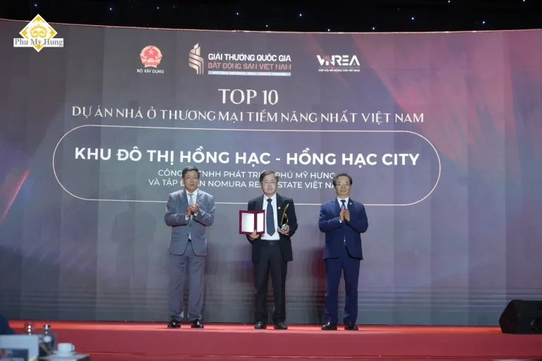 Khu Đô Thị Hồng Hạc City nhận giải thưởng Top 10 dự án nhà ở thương mại tiềm năng nhất Việt Nam 2026