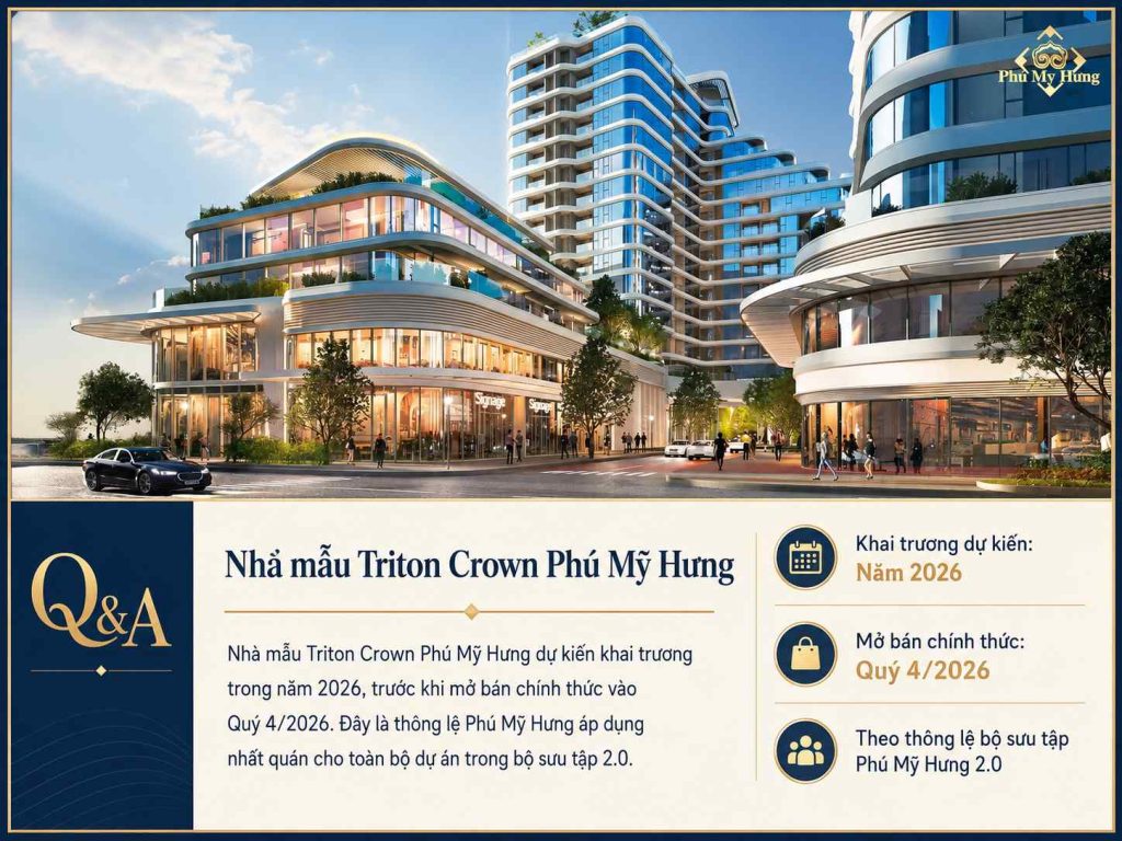 Nhà mẫu Triton Crown Phú Mỹ Hưng