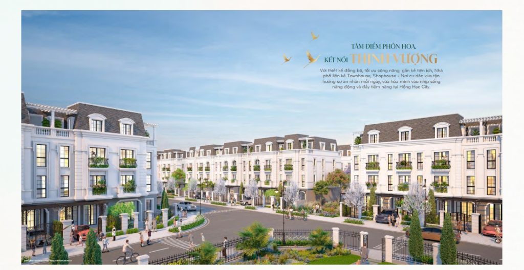 Nhà phố liên kế Hồng Hạc City Phú Mỹ Hưng (Zone F1-1)