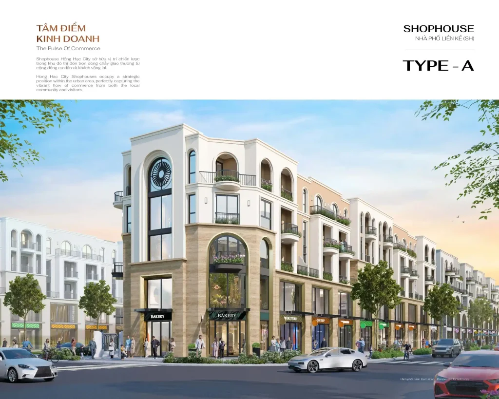 Nhà phố thương mại Shophouse Hồng Hac City