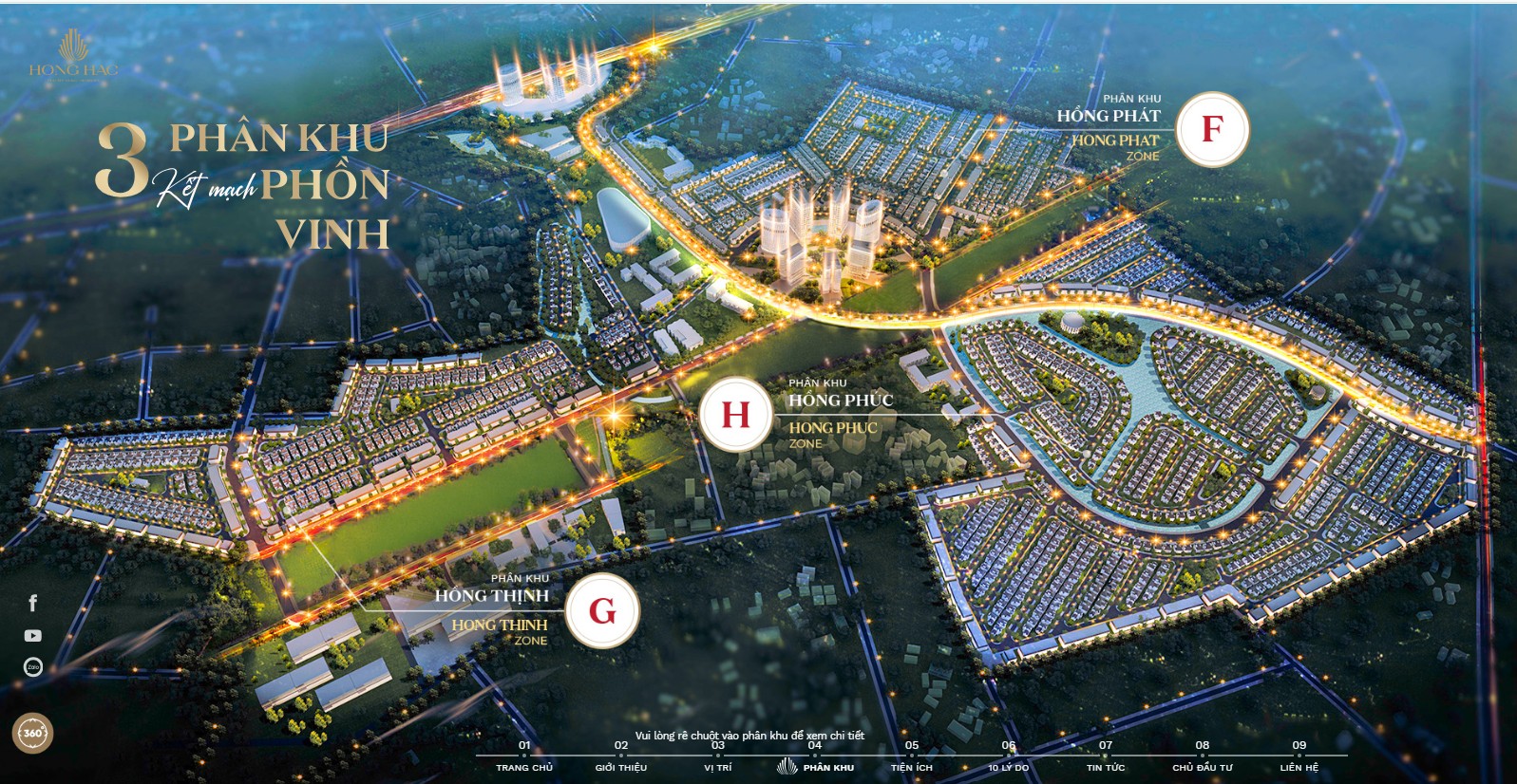 Quy hoạch tổng thể dự án Hồng Hạc City Phú Mỹ Hưng