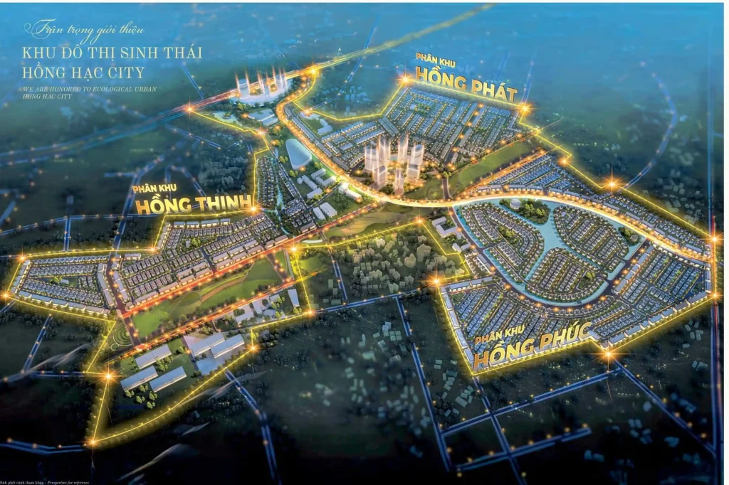 Quy mô dự án Hồng Hạc City là bao nhiêu
