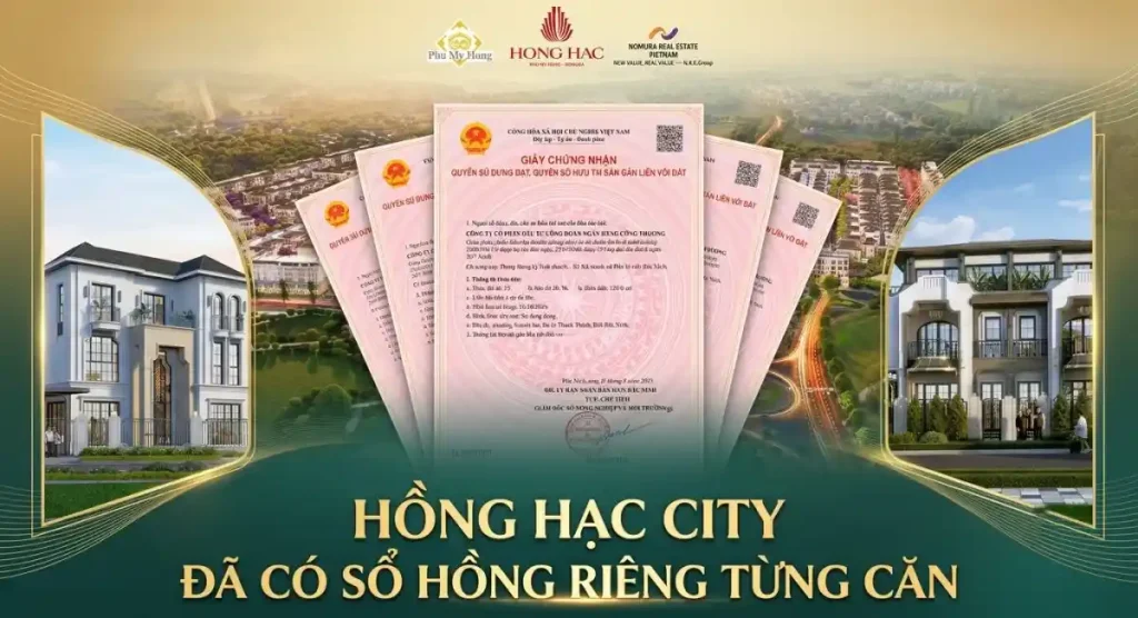Sang tên sổ hồng tại Hồng Hạc City