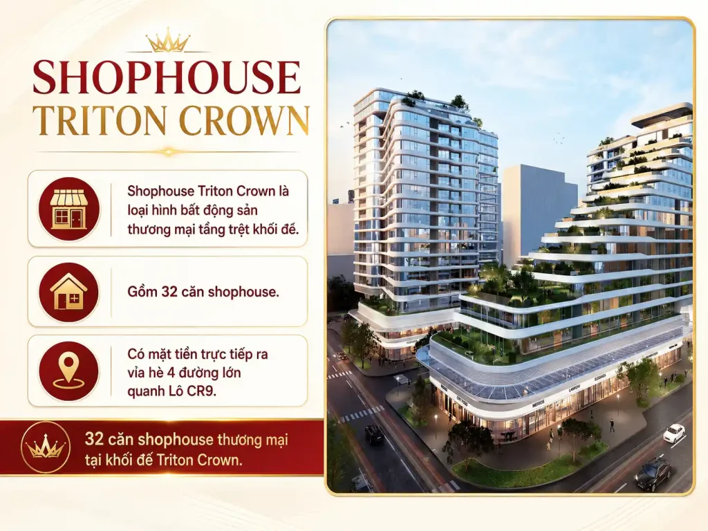 Shophouse Triton Crown Phú Mỹ Hưng