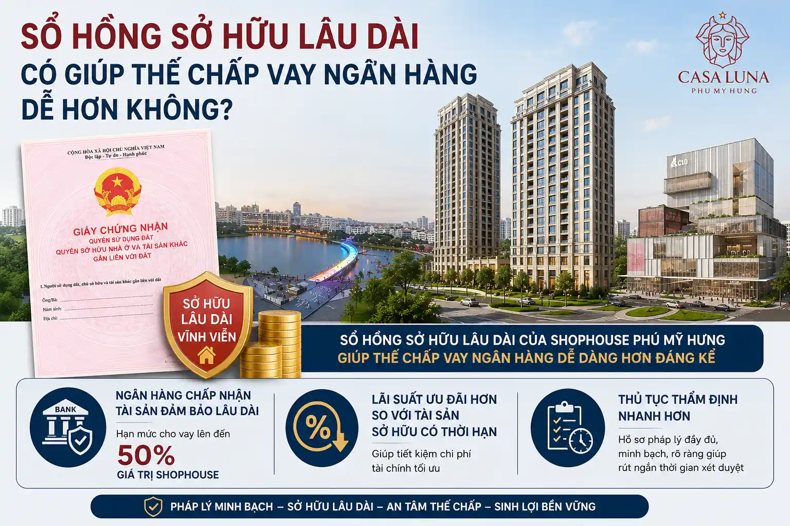 Sổ Hồng Sở Hữu Lâu Dài Có Giúp Thế Chấp Vay Ngân Hàng Dễ Hơn Không