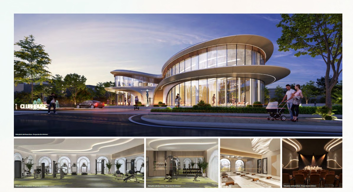 Tiện ích Hồng Hạc City - Clubhouse, Gym, Yoga, Phòng Cộng Đồng (Zone F)