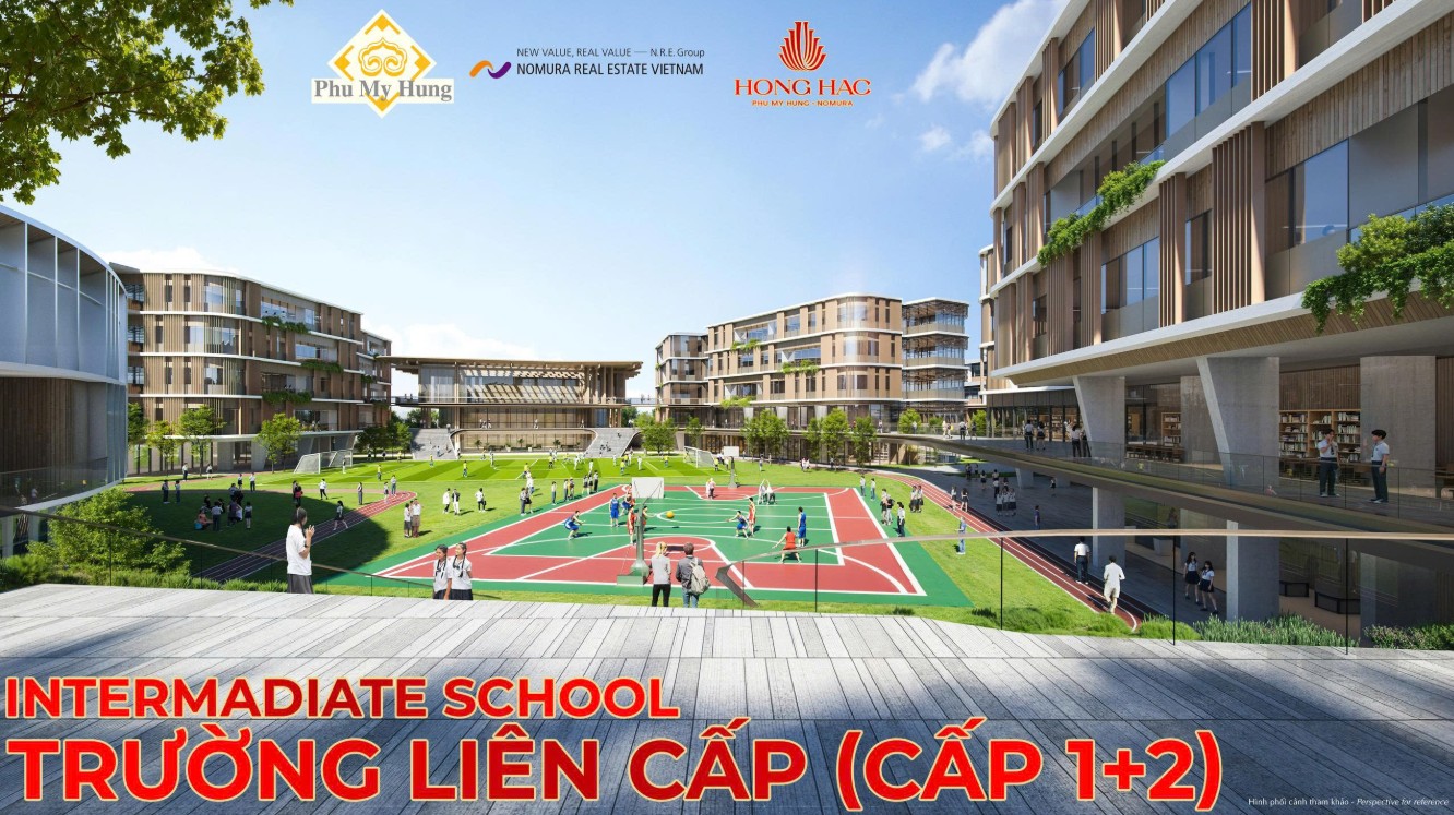 Tiện ích Hồng Hạc City Phú Mỹ Hưng - Trường liên cấp 1 + 2