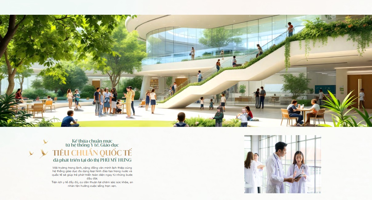 Tiện ích Hồng Hạc City Phú Mỹ Hưng- Y tế, chăm sóc sức khỏe