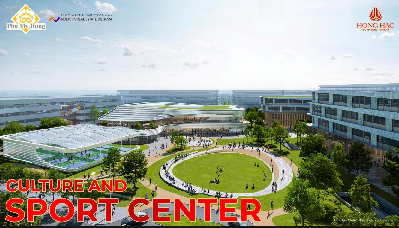 Tiện ích dự án Hồng Hạc City Phú Mỹ Hưng- Khu Văn Hóa Thể Dục Thể Thao