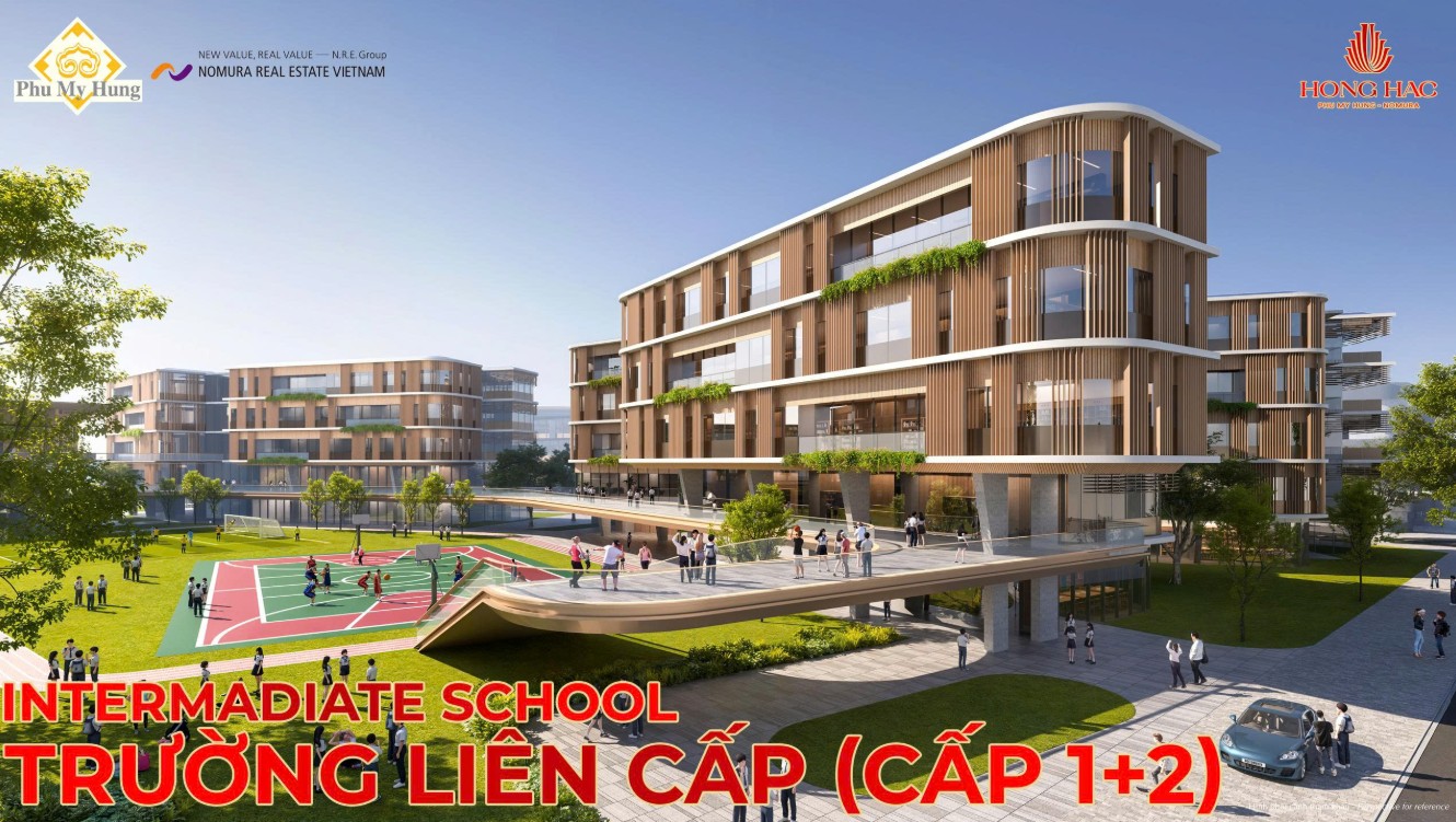 Tiện ích dự án Hồng Hạc City Phú Mỹ Hưng- Trường liên cấp 1 + 2