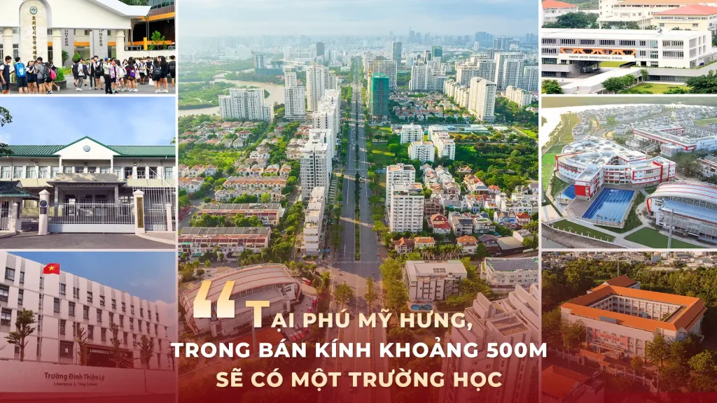 Triton Crown Phú Mỹ Hưng - Hệ Thống Giao dục trong bán kính đi bộ